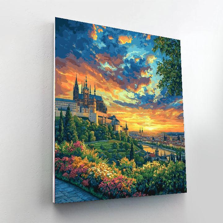 Prague Castle - Prague Numbered Painting Kits