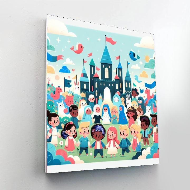 Enchanted Kingdom Numbered Painting Kits
