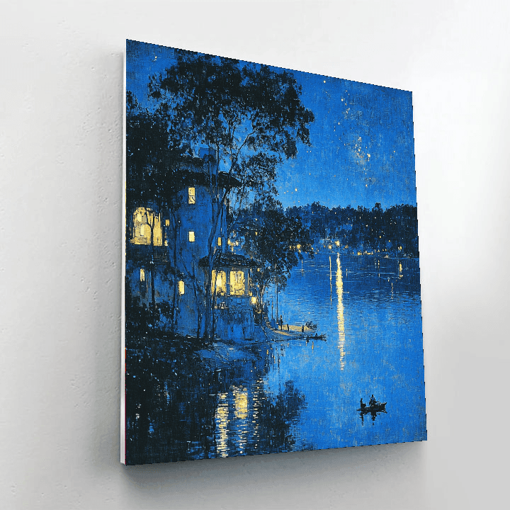 James Whistler Inspired Nocturnal Lullaby  Paint By Numbers Kits