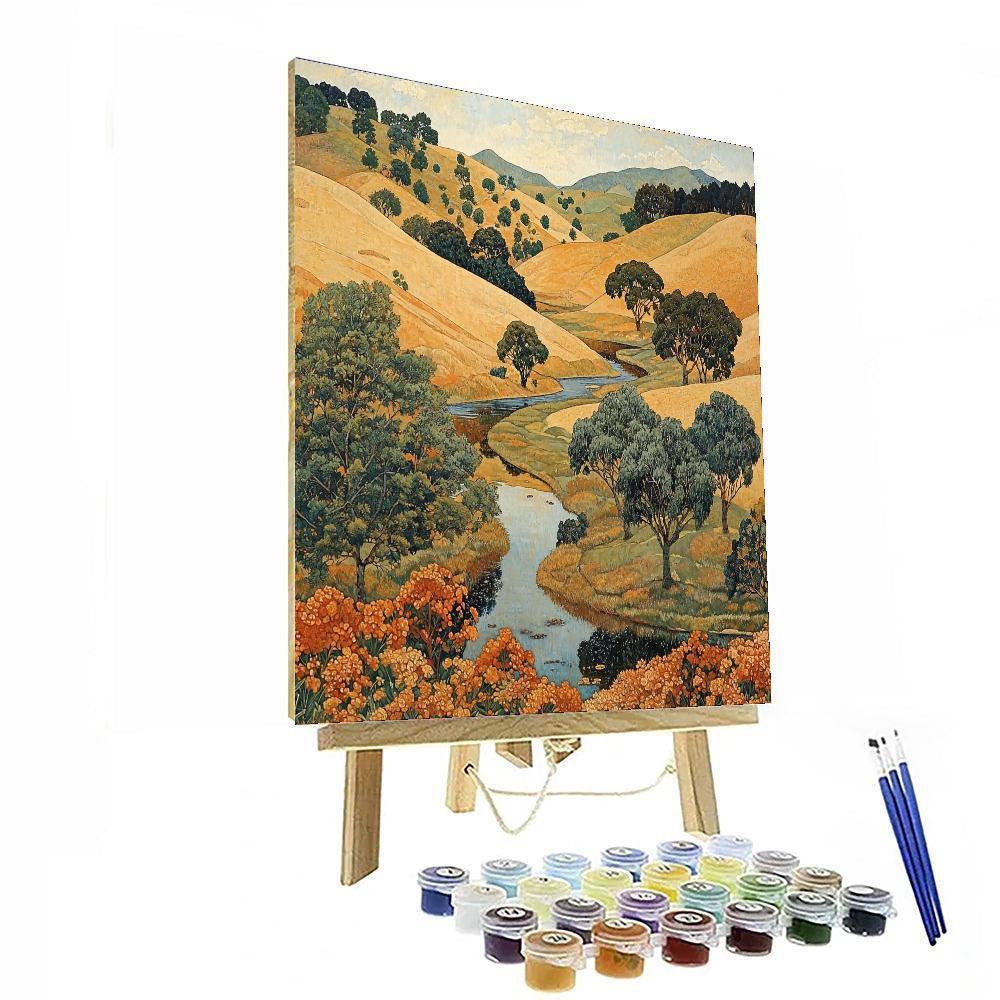 Nandalal Bose Inspired Whispers Of The Earth  Painting Number Kit
