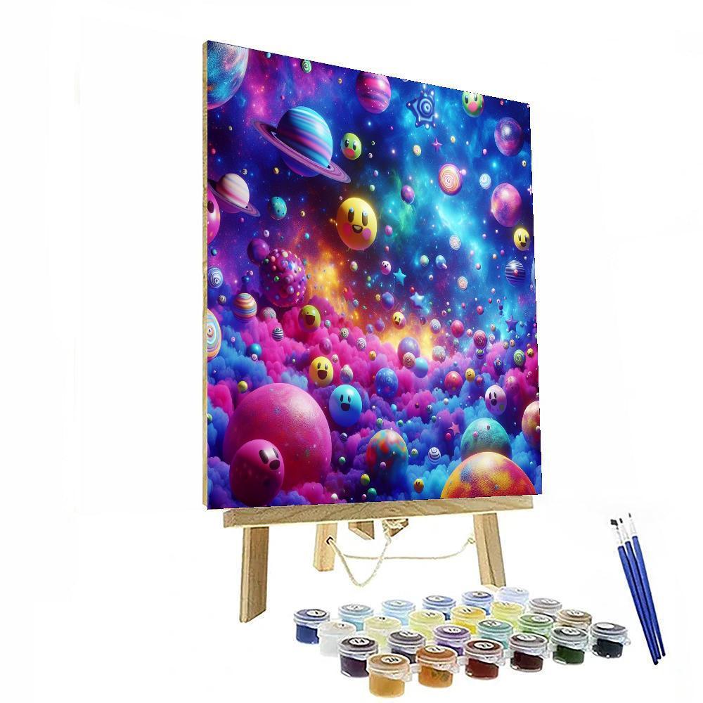 Celestial Playground For Kids Numbered Painting Kits