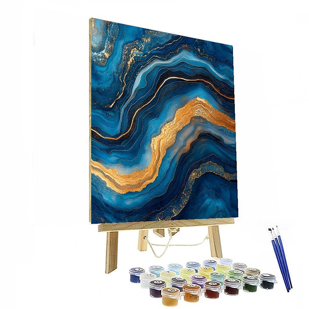 Gustav Klimt Inspired Essence Of Movement  Paint By Numbers Art