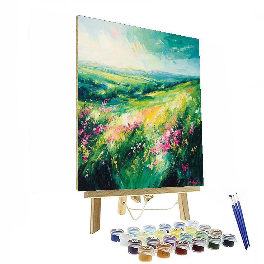 Paul Cézanne Inspired Awakening Fields  Paint By Numbers Kits