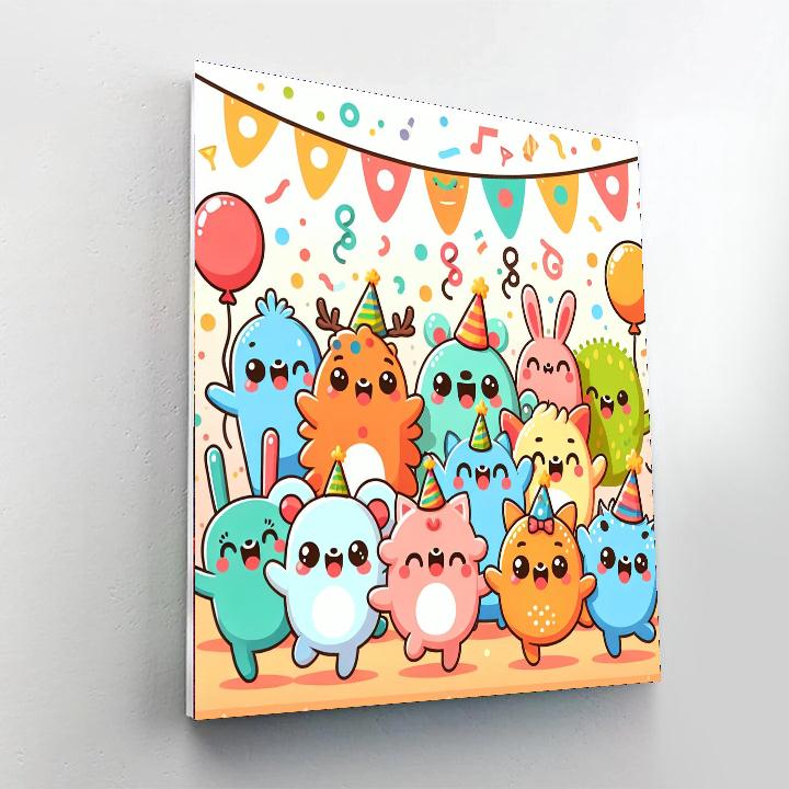 Merry Little Monsters Numbered Painting Kits