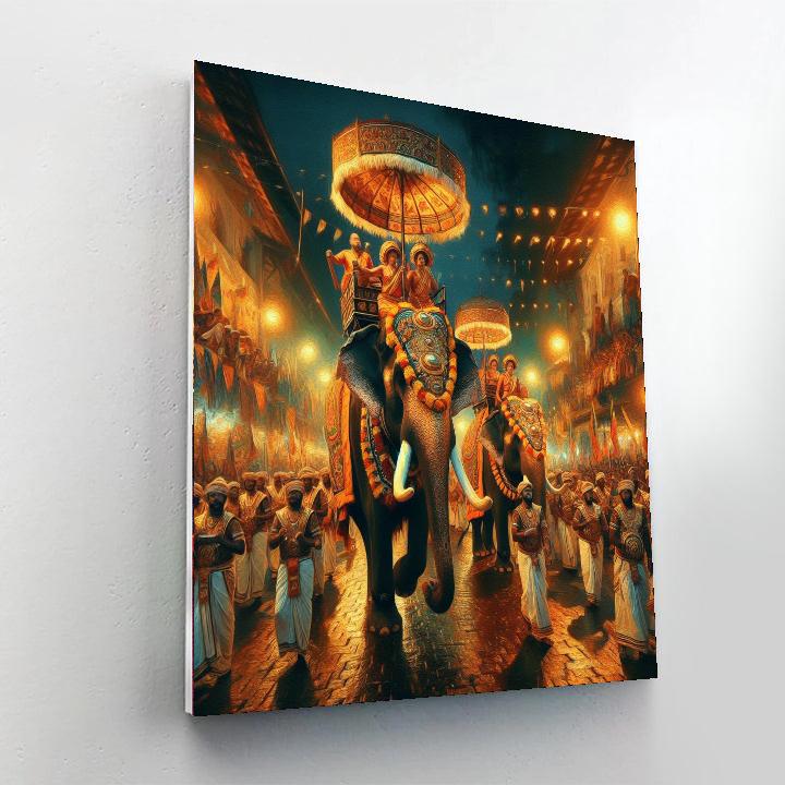 Perahera Festival - Sri Lanka Paint By Numbers Kits