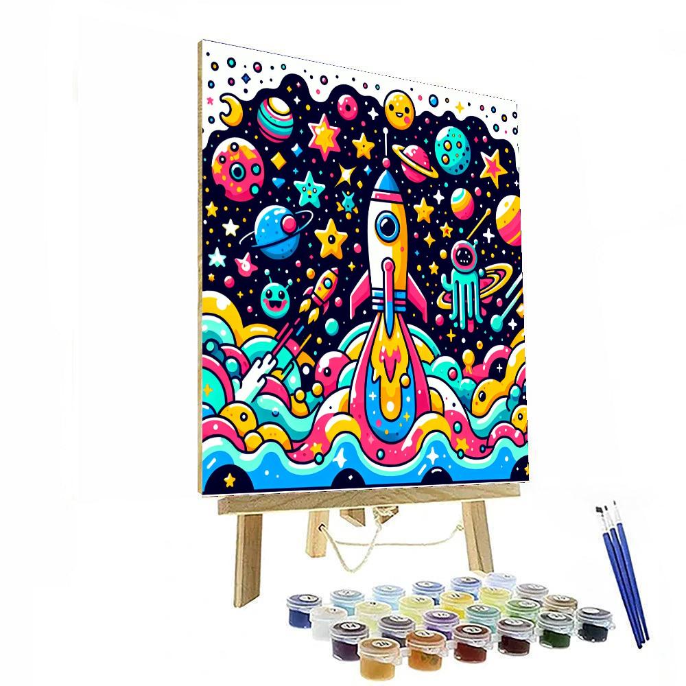 Journey To Space Numbered Painting Kits