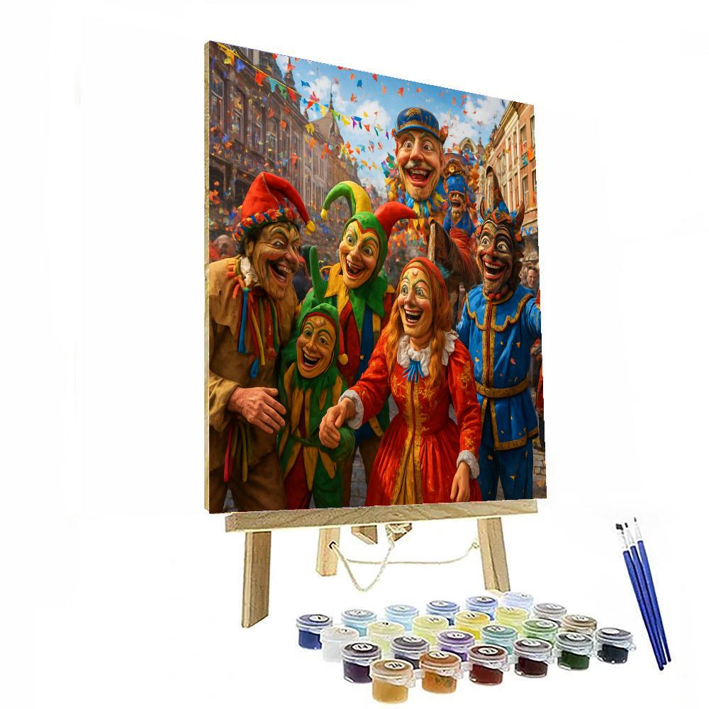 Carnival Of Flanders - Belgium Paint By Numbers Kits