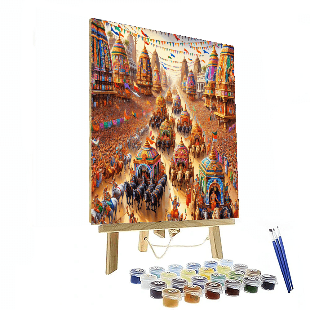 Rathayatra Festival Paint By Color