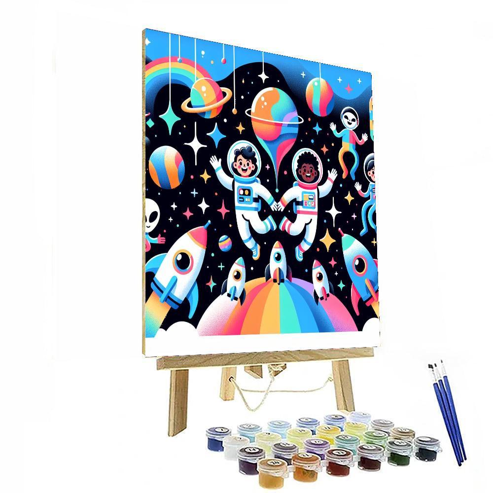 Space Explorers' Journey Paint By Number