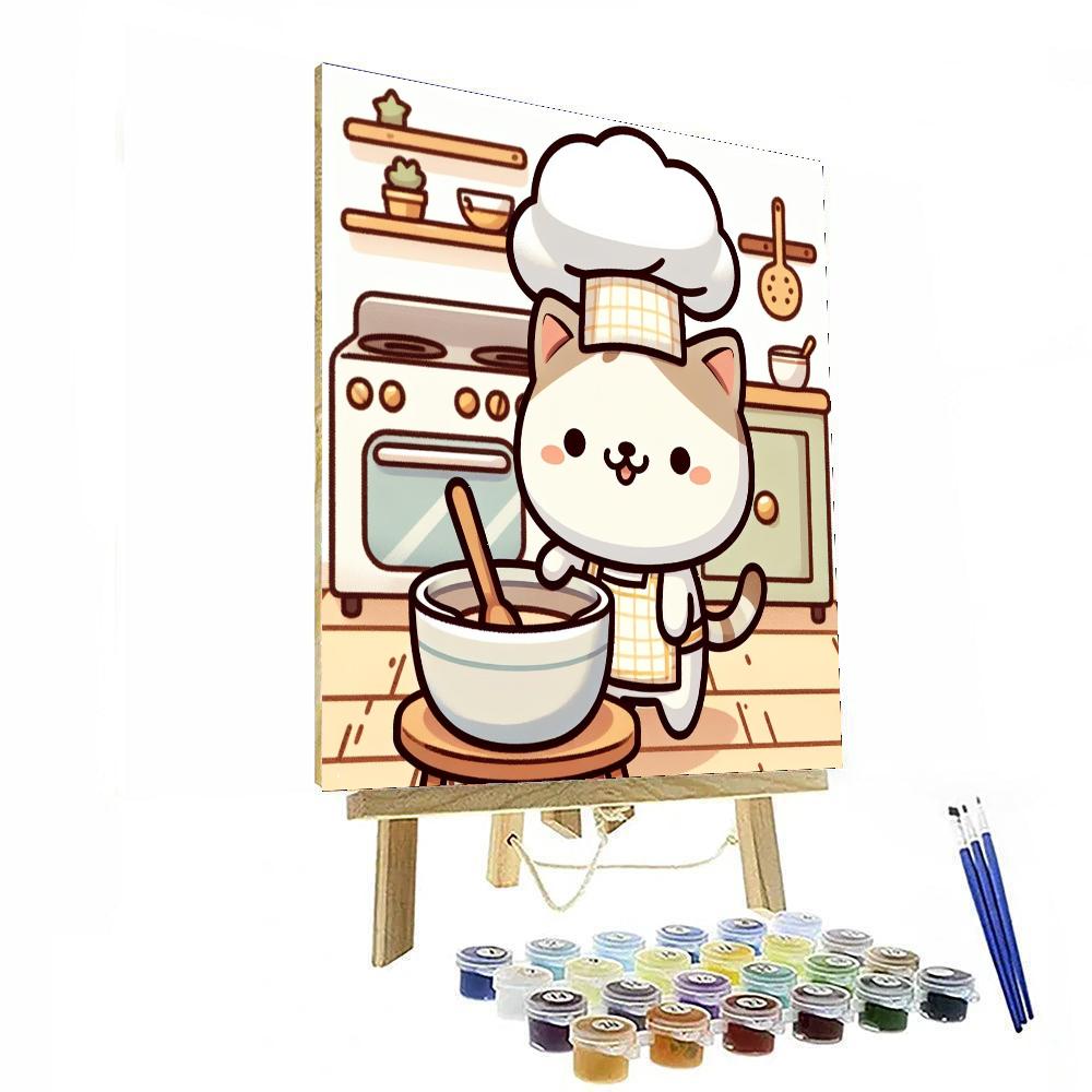 Chef Kitty's Culinary Adventure Paint By Color