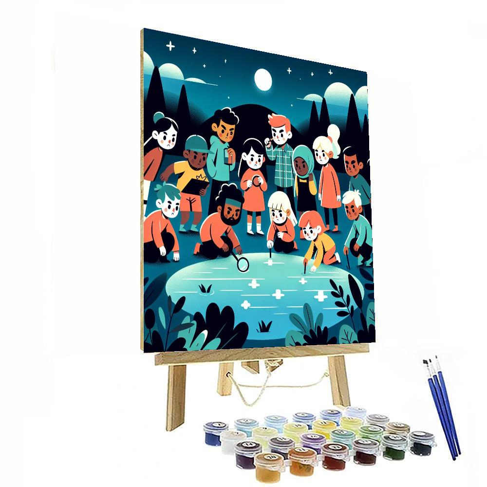 Mystery At Moon Lake Paint By Color