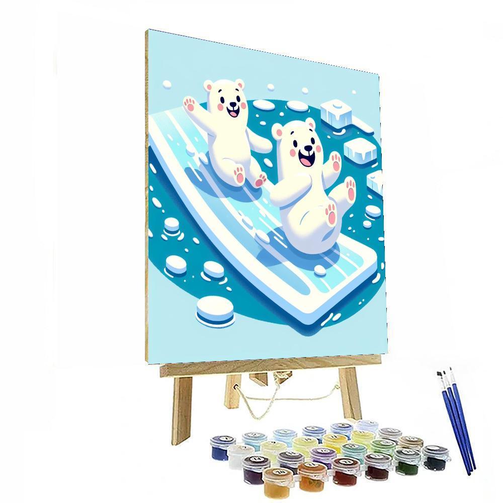 Polar Bear Palooza Paint By Number