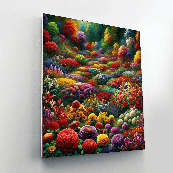 Floral Paradise Paint By Numbers Kits