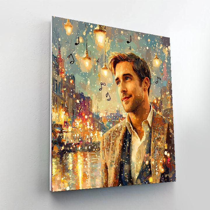 Ryan Gosling: The Heartthrob Of La La Land Numbered Painting Kits