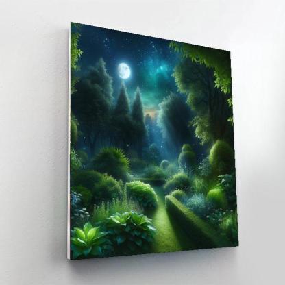 Midnight Garden Glow Number Painting