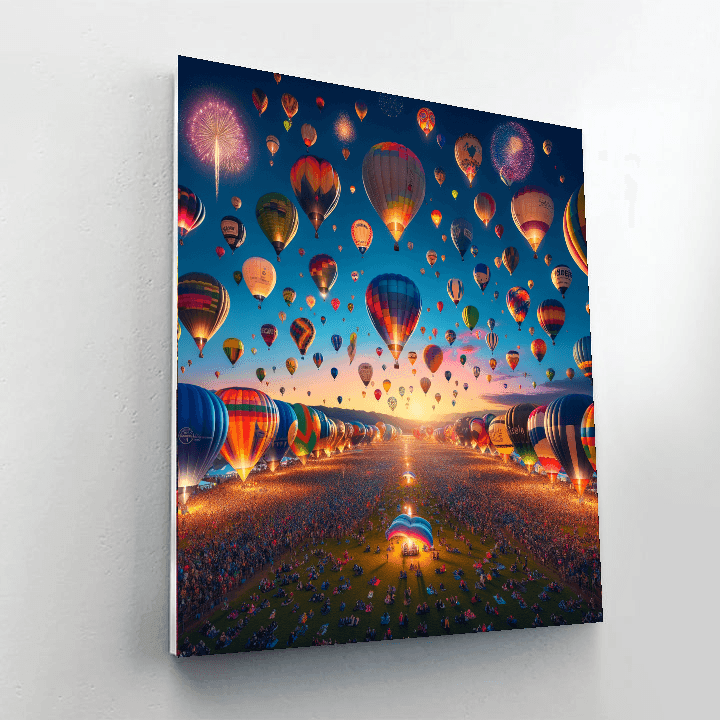 Balloon Fiesta - Usa Number Painting