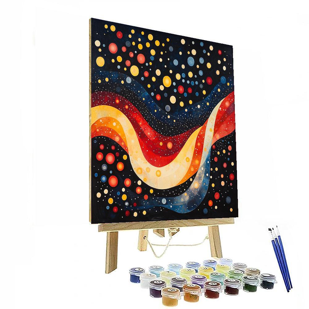 Yayoi Kusama Inspired Infinite Polka Symphony  Paint By Number