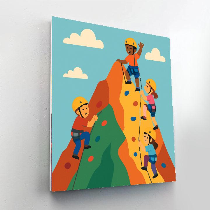 Mini Mountain Climbers Painting By Numbers Kit