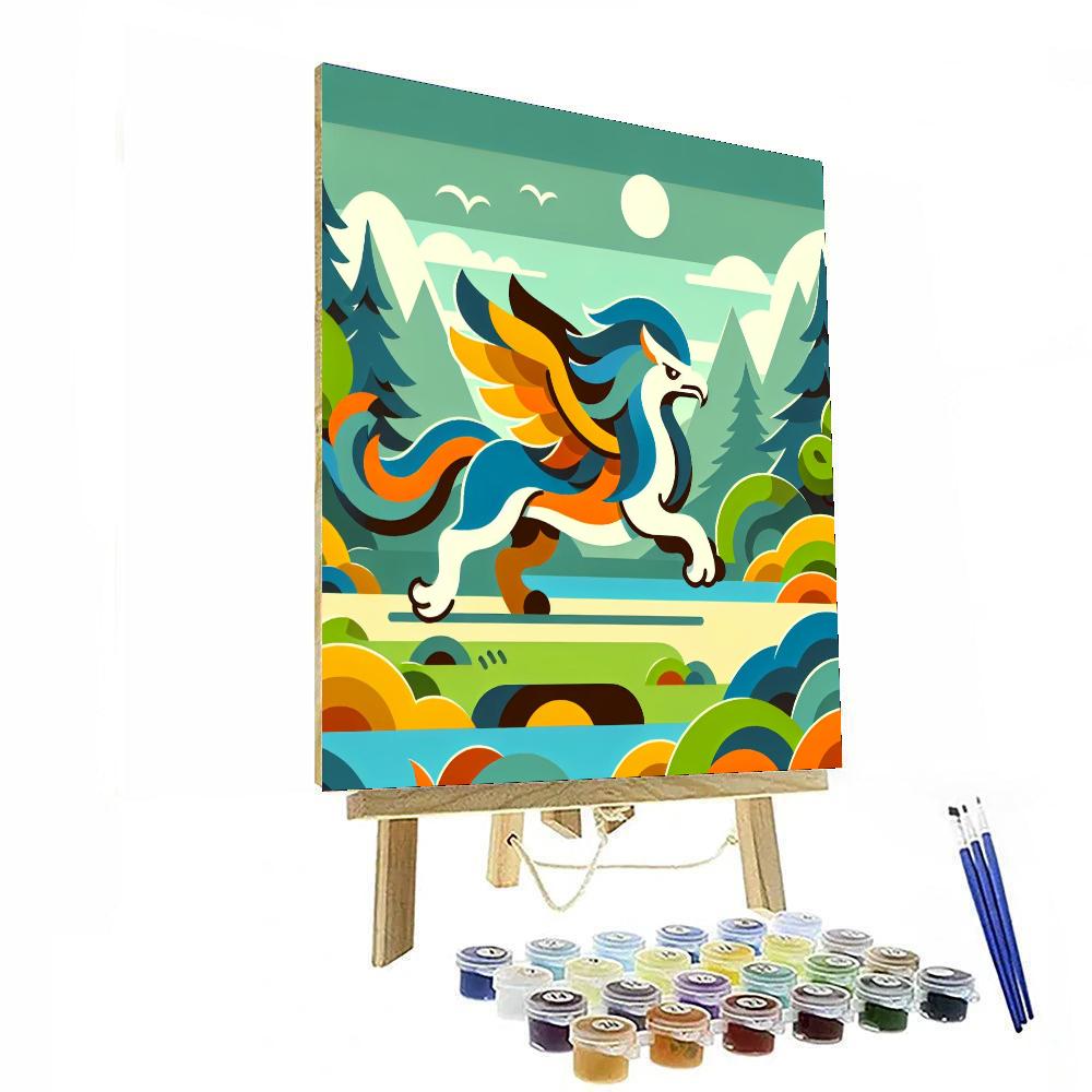 Gallant Griffon Gallop Numbered Painting Kits