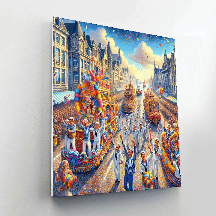 Carnival Of Dunkirk Painting Number Kit