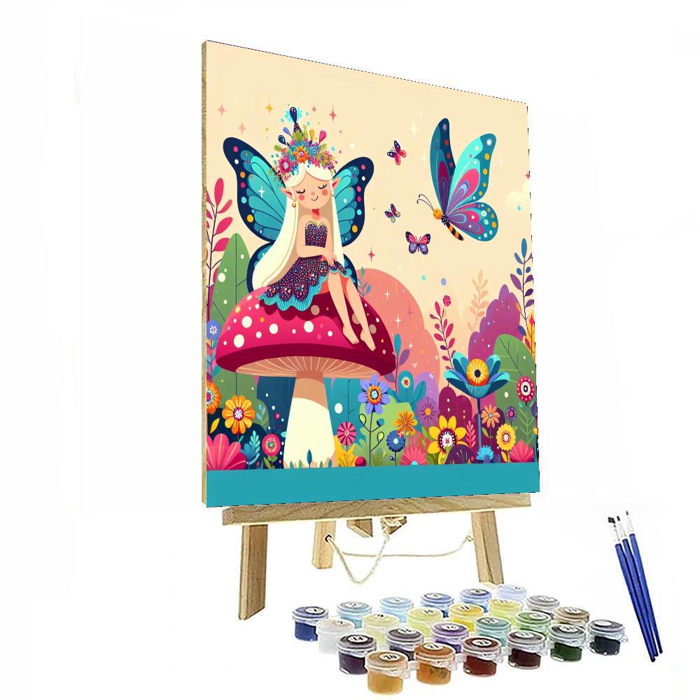 Fairy Forest Journey Paint By Numbers Art