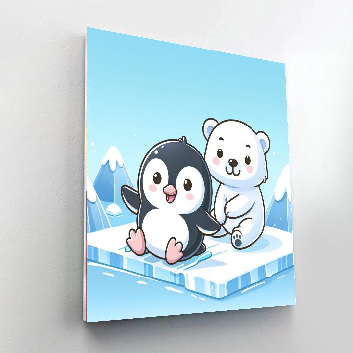 Friends From The Arctic Numbered Painting Kits