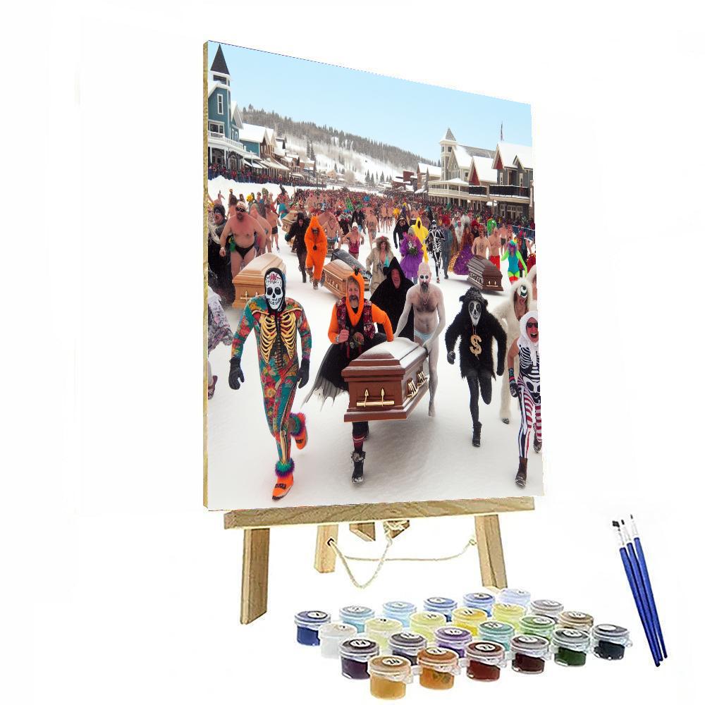 Frozen Dead Guy Days - Nederland Painting Number Kit