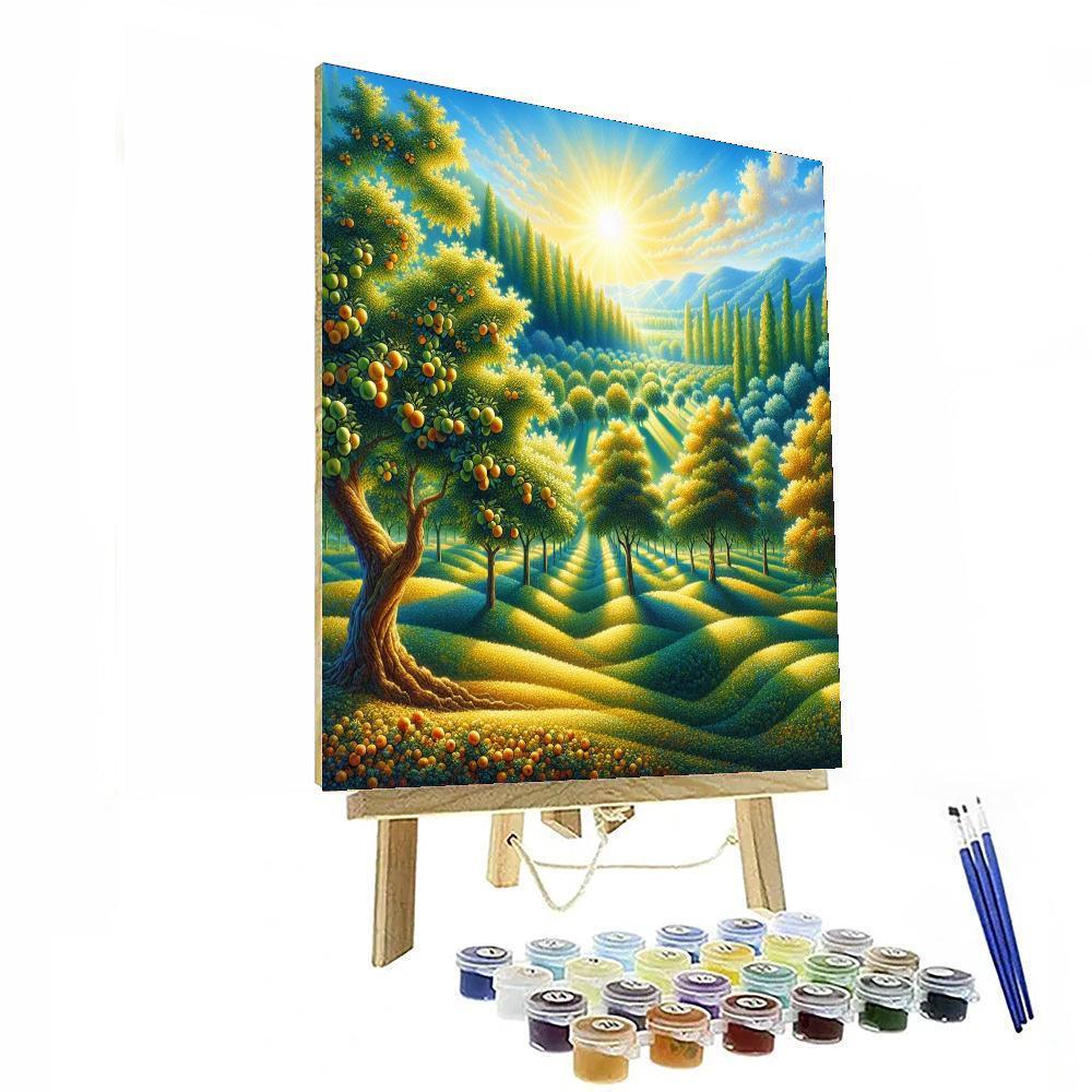 Countryside Orchard Bliss Paint By Color