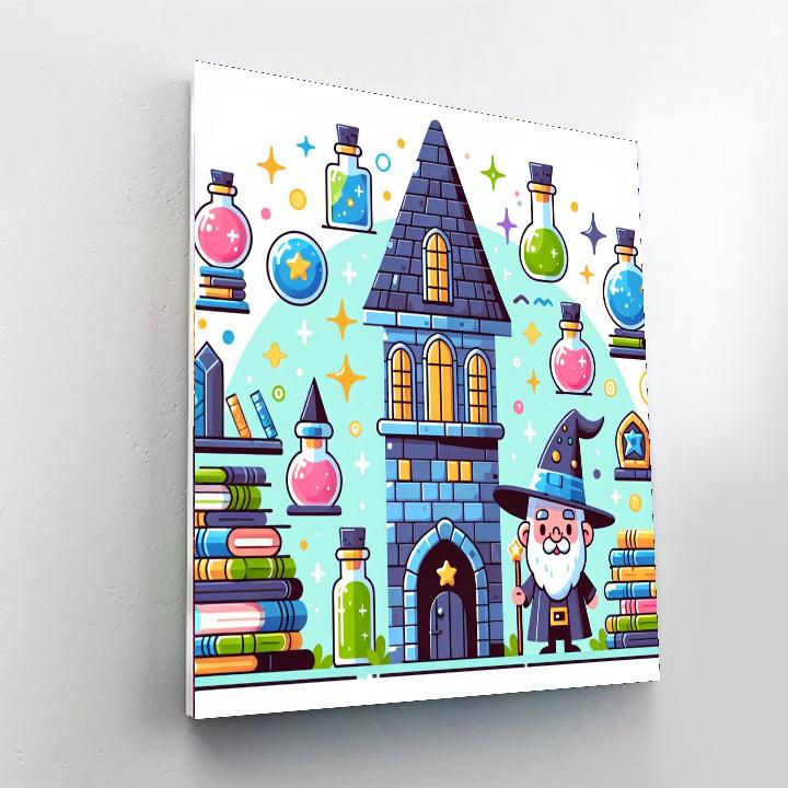 Wizard's Tower Adventure Paint By Number