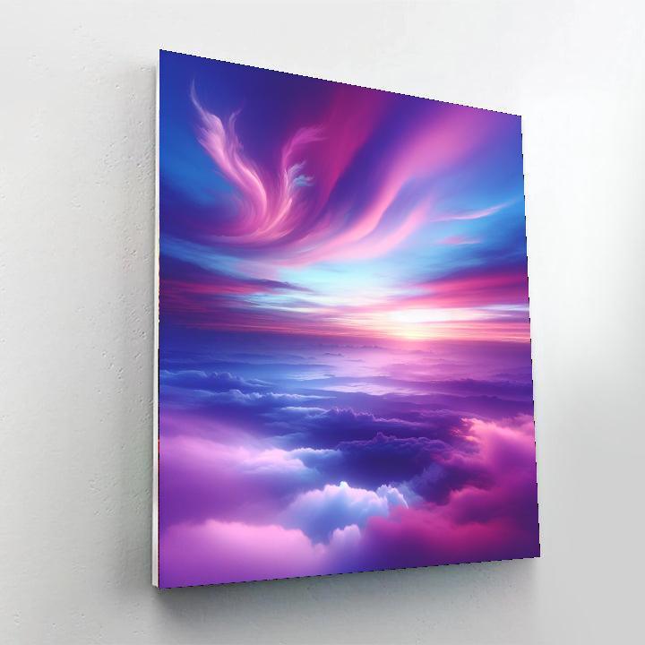 Pastel Skies Symphony Paint By Numbers Art