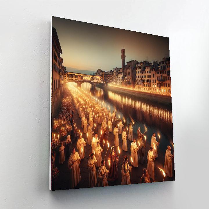 The Luminara Di San Ranieri Painting By Numbers Kit