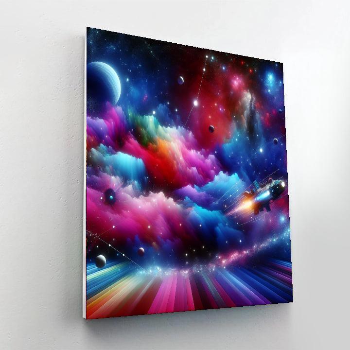 Adventurous Space Expedition Numbered Painting Kits