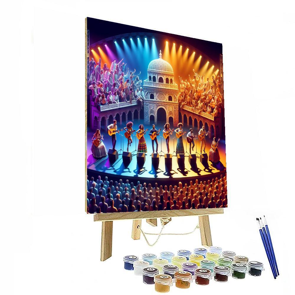 Festival Internacional De La Guitarra DIY Paint By Numbers