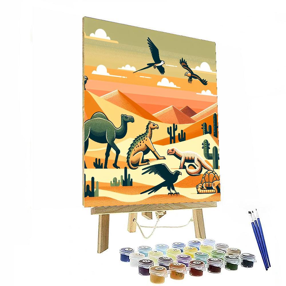 Desert Safari Trek Paint By Numbers