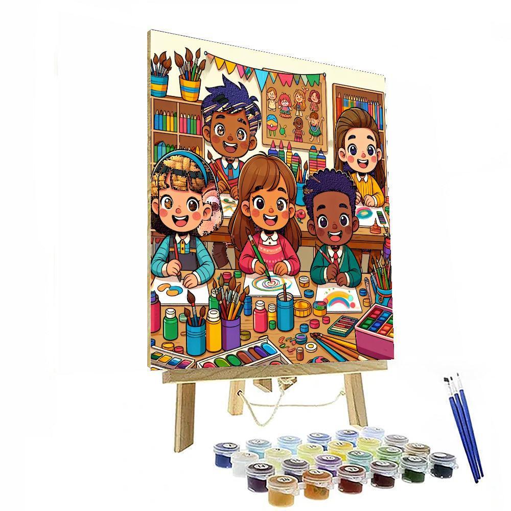 Creative Art Studio Painting Number Kit