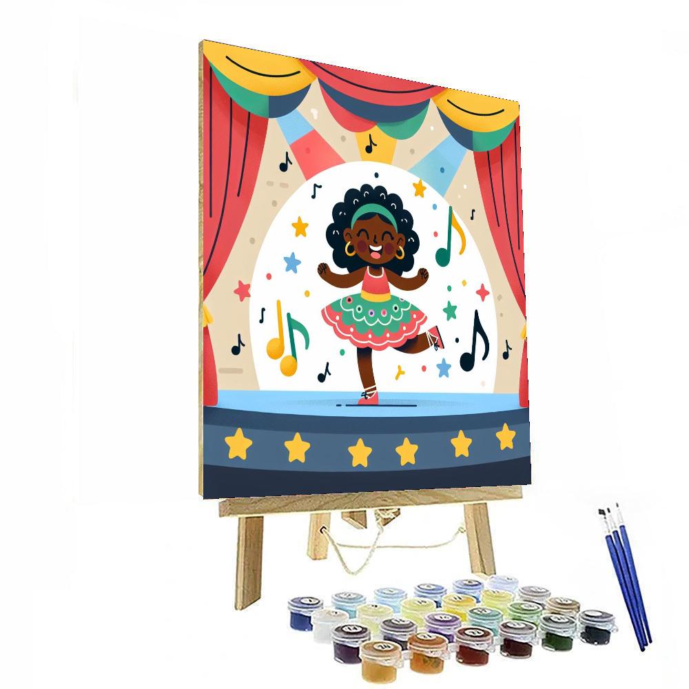 Dynamic Dancer Paint By Number
