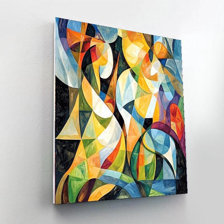 Pablo Picasso Inspired Sculpted In Light  Numbered Painting Kits