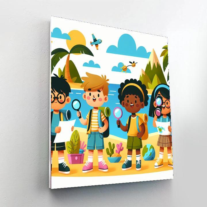 Tropical Island Discovery Paint By Number