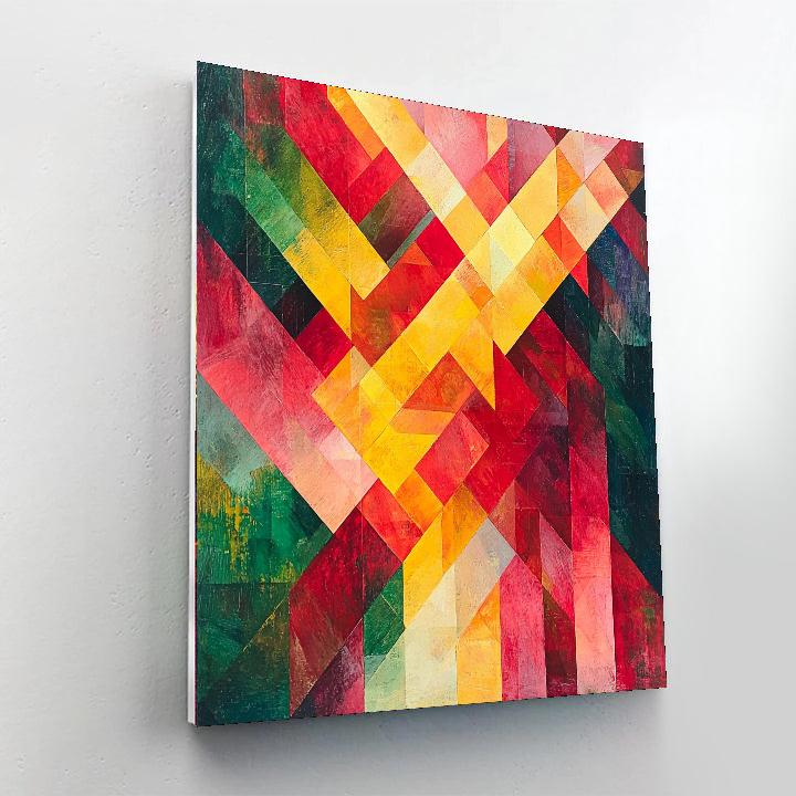 Paul Cézanne Inspired Whimsical Fragments  Paint By Numbers Kits