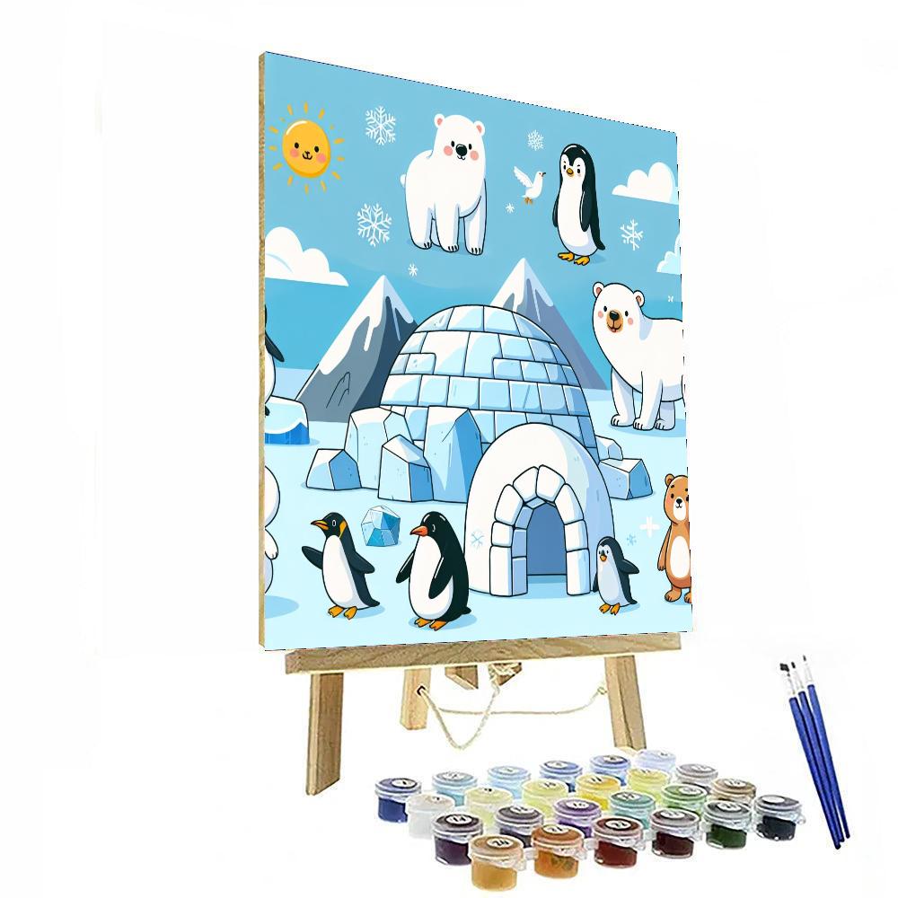 Arctic Explorer's Dream Paint By Numbers