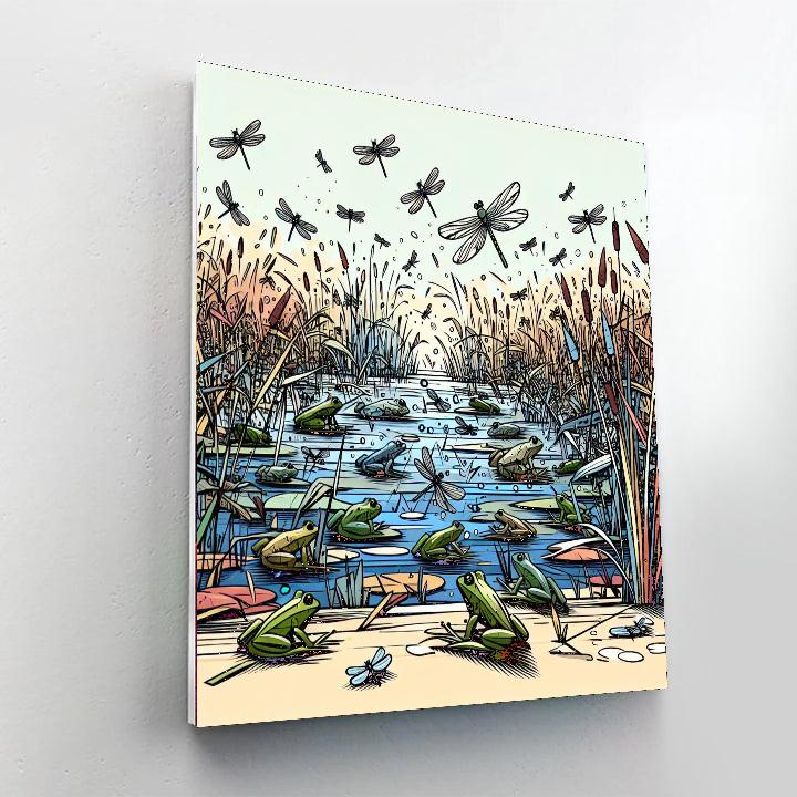 Magic Marsh Numbered Painting Kits