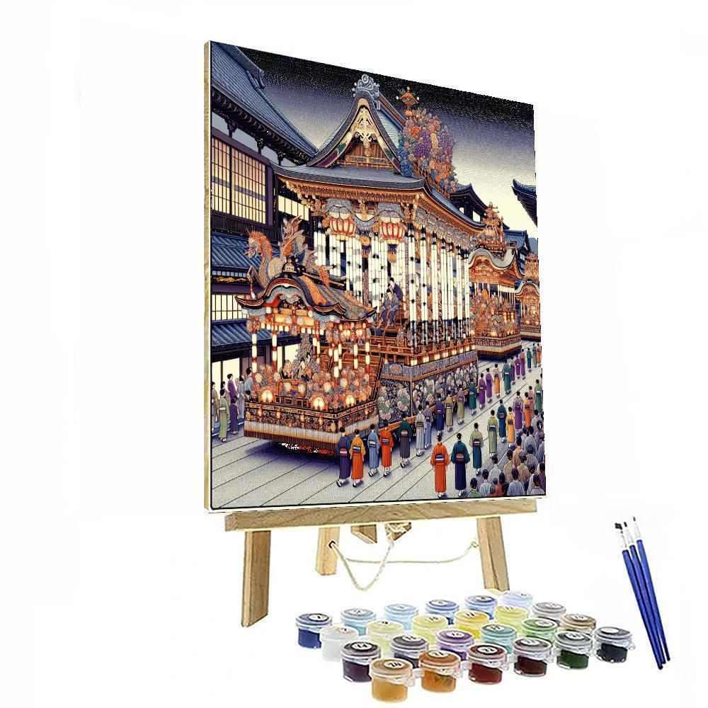 Gion Yatai Kaiken - Japan Number Painting