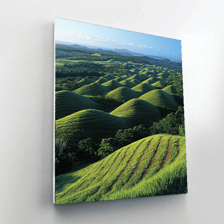 Chocolate Hills DIY Paint By Numbers