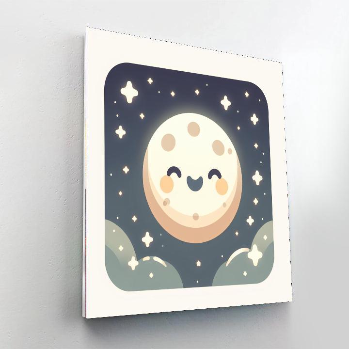Mystic Moon Adventure Paint By Numbers Art