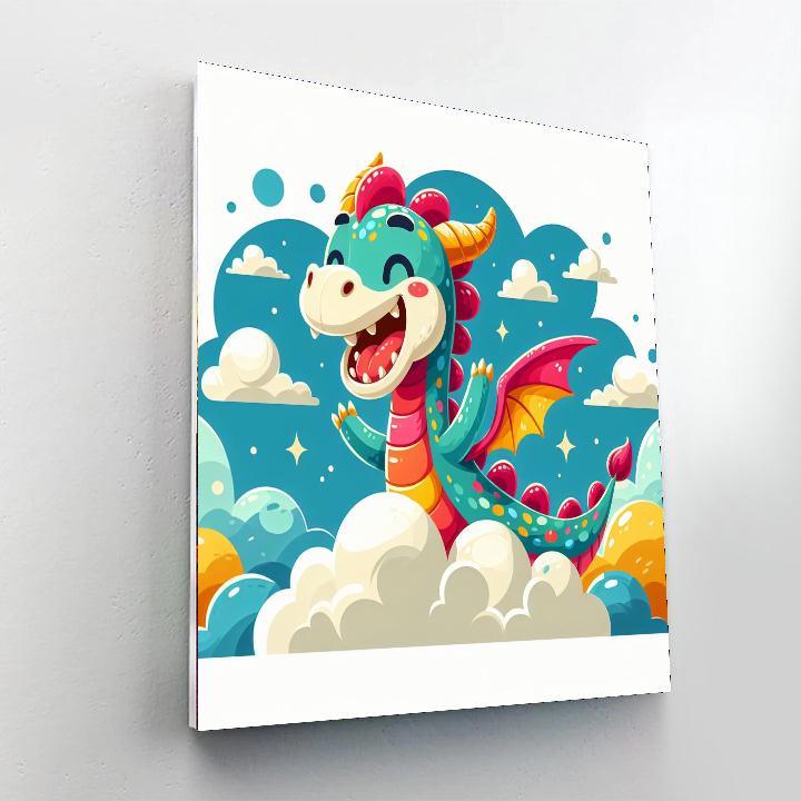Jolly Dragon Painting By Numbers Kit
