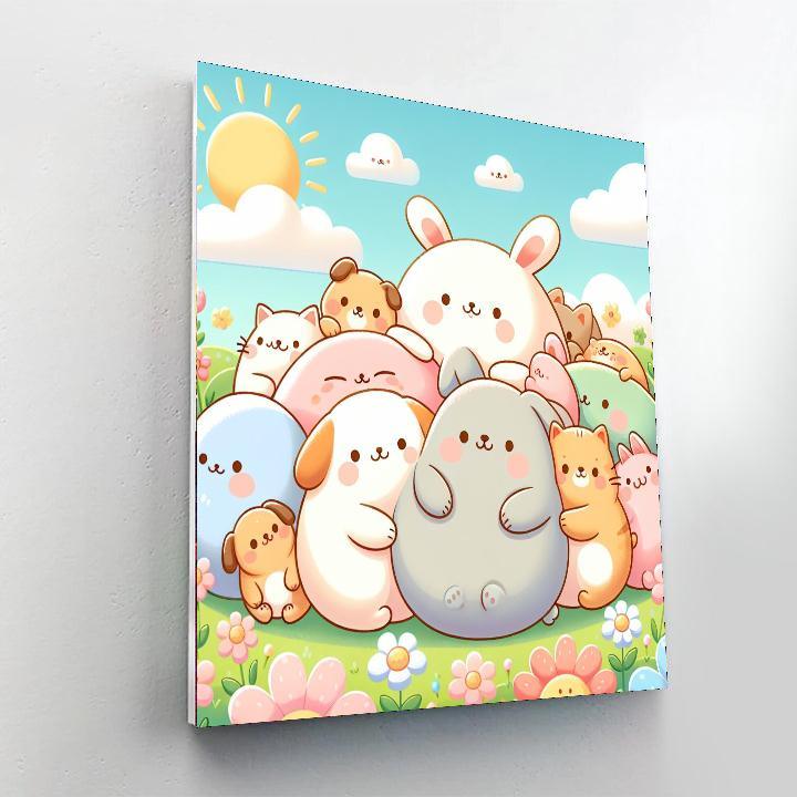 Cuddly Cuddles Painting By Numbers Kit