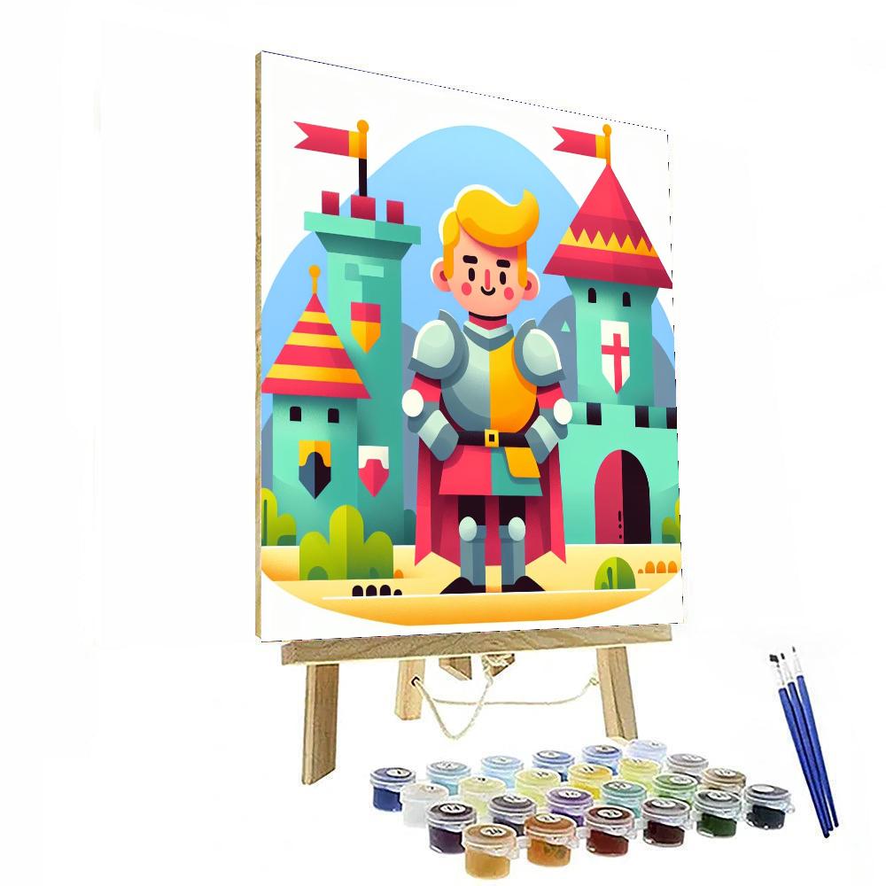 Knightly Castle Quest Paint By Numbers Kits