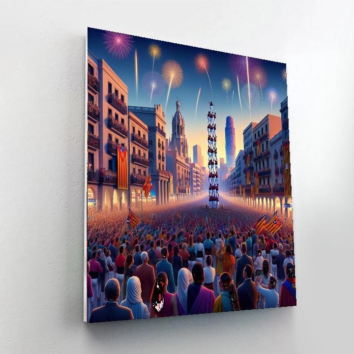 La Mercè Festival - Barcelona DIY Paint By Numbers