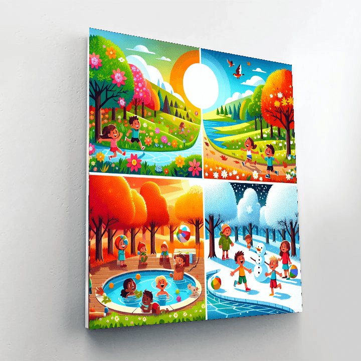 Magical Seasons Adventure Number Painting