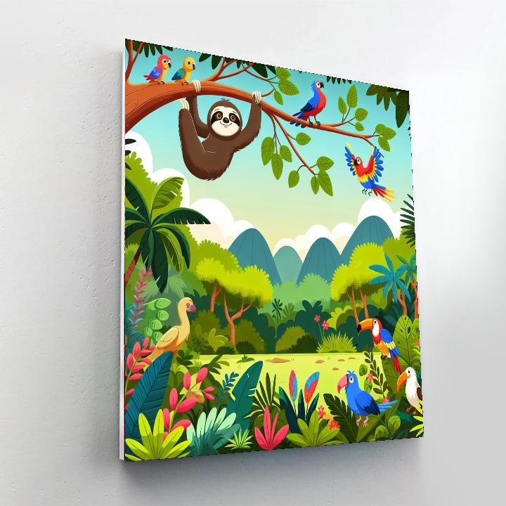 Rainforest Rescue Rangers DIY Paint By Numbers